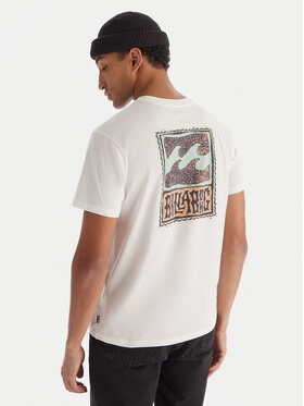 Billabong Billabong T-Shirt Stamp EBYZT00293 Bílá Regular Fit