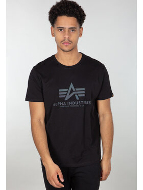 Alpha Industries Alpha Industries T-Shirt 100501RR Czarny Regular Fit