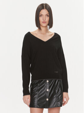 Liu Jo Liu Jo Sweter MF3392 MS49I Czarny Regular Fit