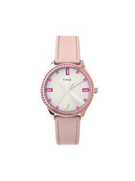 Timex Timex Zegarek Transcend TW2V95700 Różowy