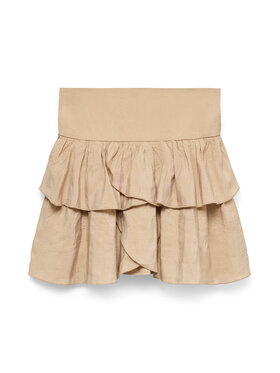 Vero Moda Vero Moda Miniszoknya Clara 10336425 Bézs Regular Fit