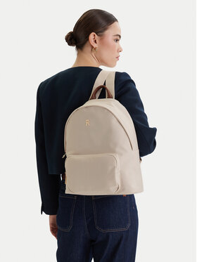 Tommy Hilfiger Tommy Hilfiger Batoh Popette Dome Backpack AW0AW17939 Écru