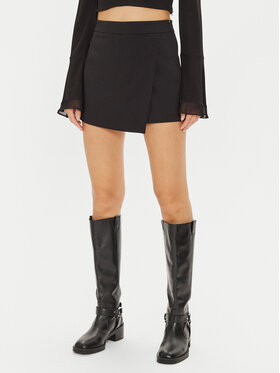 Gina Tricot Gina Tricot Riidest šortsid 23419 Must Regular Fit
