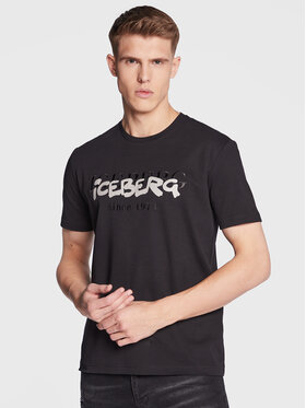 Iceberg Iceberg T-shirt 23EI1P0F0276307 Nero Regular Fit