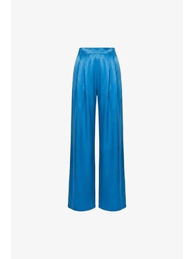LE POSSÉ LE POSSÉ Παντελόνι υφασμάτινο SS Μπλε Regular Fit