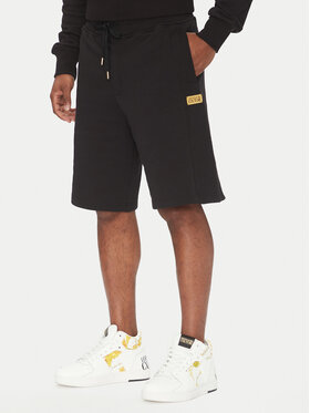 Versace Jeans Couture Versace Jeans Couture Szorty sportowe 78GADT08 Czarny Regular Fit