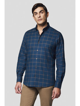 Lancerto Lancerto Koszula Luigia KO073224000032 Granatowy Slim Fit