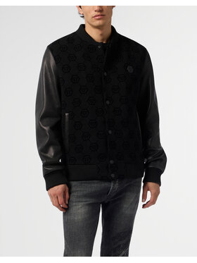 PHILIPP PLEIN PHILIPP PLEIN Bomber 29814 Nero Regular Fit