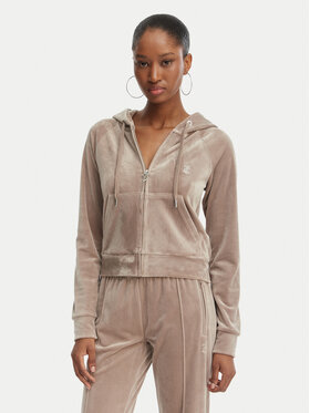 Juicy Couture Juicy Couture Bluza Madison JCWAS126326 Beżowy Slim Fit