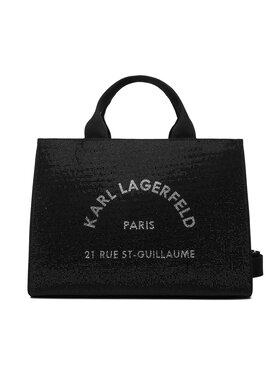 KARL LAGERFELD KARL LAGERFELD Ročna torba A4W50011 Črna