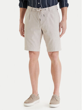 Bugatti Bugatti Stoffshorts 1949-76419C Écru Regular Fit