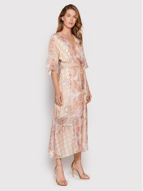 Guess Guess Nyári ruha W2YK38 WEPQ0 Bézs Regular Fit