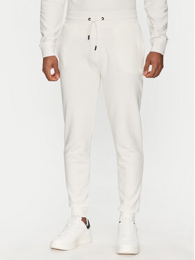 Guess Guess Pantaloni trening Z2YB22 KAIJ1 Alb Regular Fit