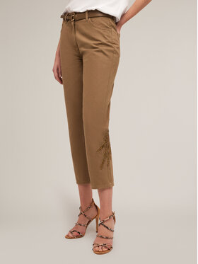 Motivi Motivi Pantaloni di tessuto P735Q103842N035 Verde Regular Fit