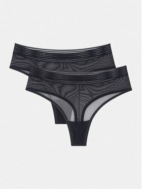 Triumph Triumph Набір з 2 пар стрінгів Tempting Sheer 10218590 Чорний