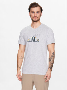 Helly Hansen Helly Hansen T-Shirt Nord Graphic 62978 Grau Regular Fit