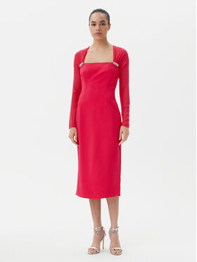 Luisa Spagnoli Luisa Spagnoli Coctailkleid Protocollo 541709 Rot Regular Fit