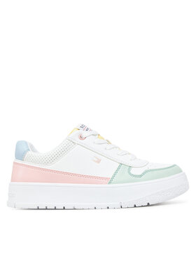 Tommy Hilfiger Tommy Hilfiger Sneakers Low Cut Lace-Up Sneaker T3A9-33740-1355 S Bianco