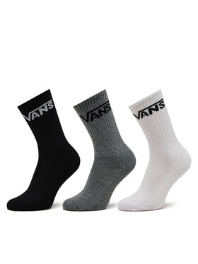 Vans Vans Zestaw 3 par wysokich skarpet damskich Classic Crew Boys VN000XNQIZH Biały