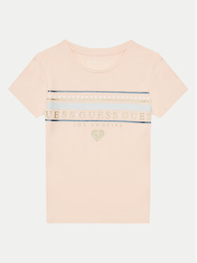 Guess Guess Футболка K5GI00 K6YW4 Рожевий Regular Fit