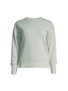 Casall Casall Bluza Natural Dye Terry Crew Neck Zielony Regular Fit