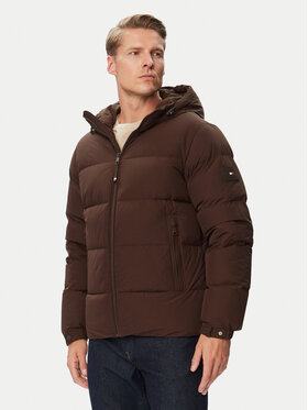 Tommy Hilfiger Tommy Hilfiger Pehelykabát MW0MW45303 Sötétbarna Regular Fit
