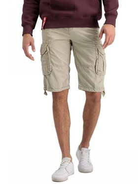 Alpha Industries Alpha Industries Szorty materiałowe AI.191200-159 Beżowy Regular Fit