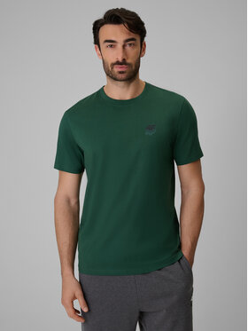 4F 4F T-Shirt COMMERCIAL 4 Zielony ciemny Regular Fit