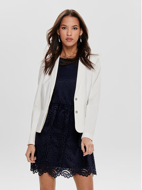 ONLY ONLY Marynarka 15153144 Biały Regular Fit
