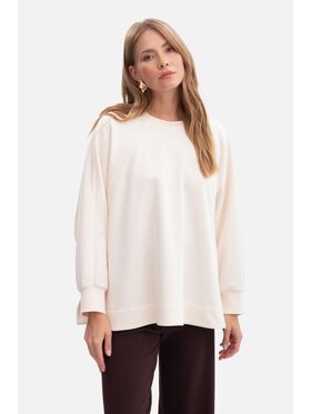 BeWear BeWear Bluza b306 Biały Baggy Fit