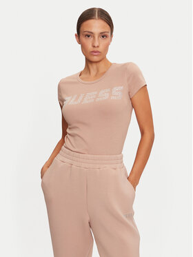 Guess Guess T-Shirt V4BI16 KCIV1 Braun Regular Fit