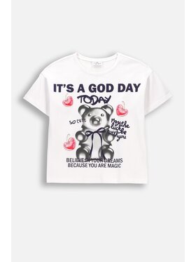 Coccodrillo Coccodrillo T-Shirt WC6143205SGJ-001 Bílá Regular Fit