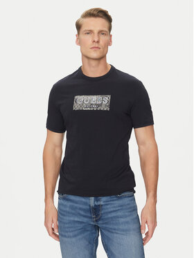 Guess Guess T-shirt M5GI19 J1314 Tamnoplava Regular Fit