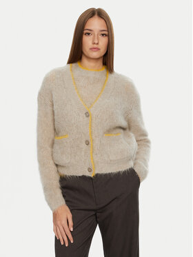 American Vintage American Vintage Kardigan Bymi BYM19AH24 Beež Loose Fit