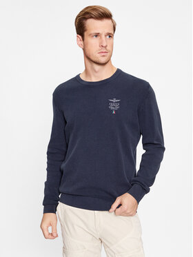 Aeronautica Militare Aeronautica Militare Sweater 232MA1394L463 Sötétkék Regular Fit