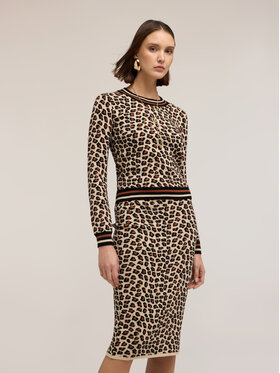 Motivi Motivi Cardigan M249W003963N0R2 Écru Regular Fit