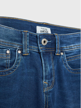 Pepe Jeans Jeans Kratke Hlače Tracker Short PB800696JS0 Modra Slim Fit