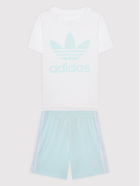adidas adidas Набір футболка та шорти Trefoil HS8868 Блакитний Regular Fit