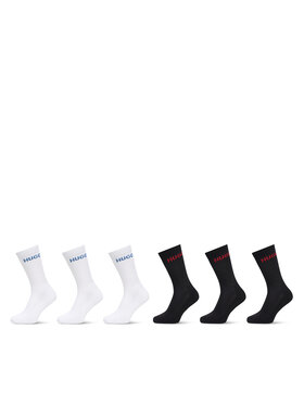 HUGO HUGO Set de 6 perechi de șosete lungi pentru bărbați 50510187 Colorat