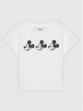 adidas adidas Marškinėliai Disney Mickey And Friends H22579 Balta Regular Fit