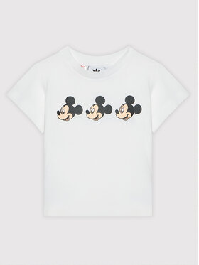 adidas adidas T-Shirt Disney Mickey And Friends H22579 Biały Regular Fit