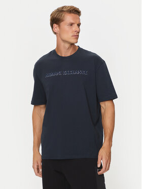 Armani Exchange Armani Exchange Футболка 6DZTBD ZJ3VZ 1510 Cиній Regular Fit