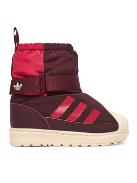 adidas adidas Čizme za snijeg Superstar 360 Boot JR5805 Tamnocrvena