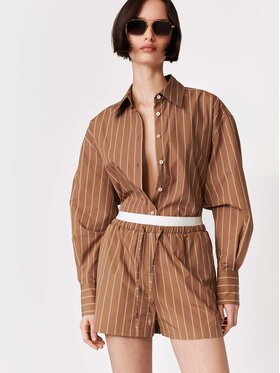 La Mania La Mania Koszula LEE LEE Brązowy jasny Basic Fit
