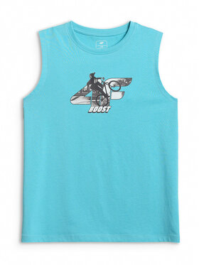 4F 4F Tank top PLAY SEASON Τυρκουάζ Regular Fit