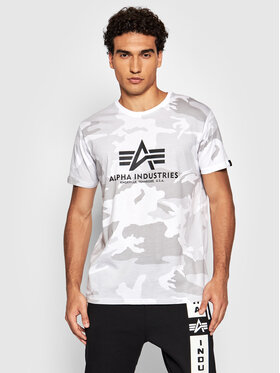 Alpha Industries Alpha Industries T-Shirt Basic 100501C Weiß Regular Fit