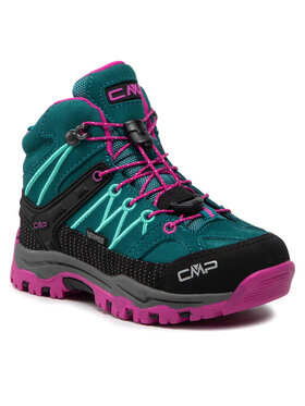 CMP CMP Trekkingi Kids Rigel Mid Trekking Shoes Wp 3Q12944 Zielony