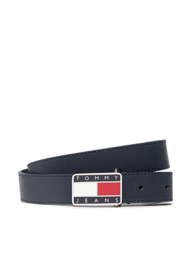 Tommy Jeans Tommy Jeans Cintura da donna Tjw Heritage Plaque Leather AW0AW11657 Blu scuro