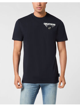 PHILIPP PLEIN PHILIPP PLEIN T-Shirt 26261 Granatowy Regular Fit