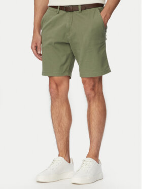 Jack & Jones Jack & Jones Auduma šorti Adam Belted 12288603 Pelēks Regular Fit